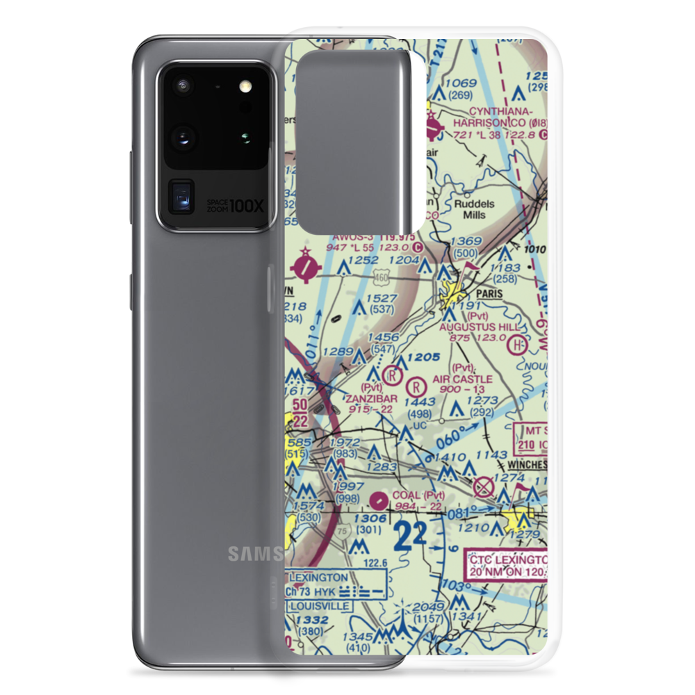 Brennan Farm Airport (15KY) VFR Sectional Samsung Case Samsung Galaxy S20 Ultra model shown