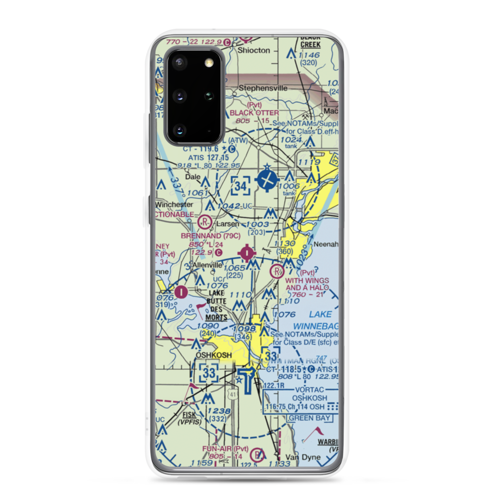 Brennand Airport (79C) VFR Sectional Samsung Case Samsung Galaxy S20 Plus model shown