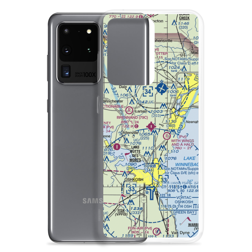Brennand Airport (79C) VFR Sectional Samsung Case Samsung Galaxy S20 Ultra model shown