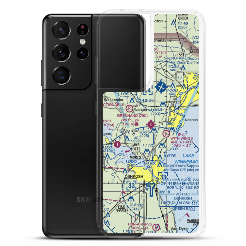 Brennand Airport (79C) VFR Sectional Samsung Case Samsung Galaxy S21 Ultra model shown