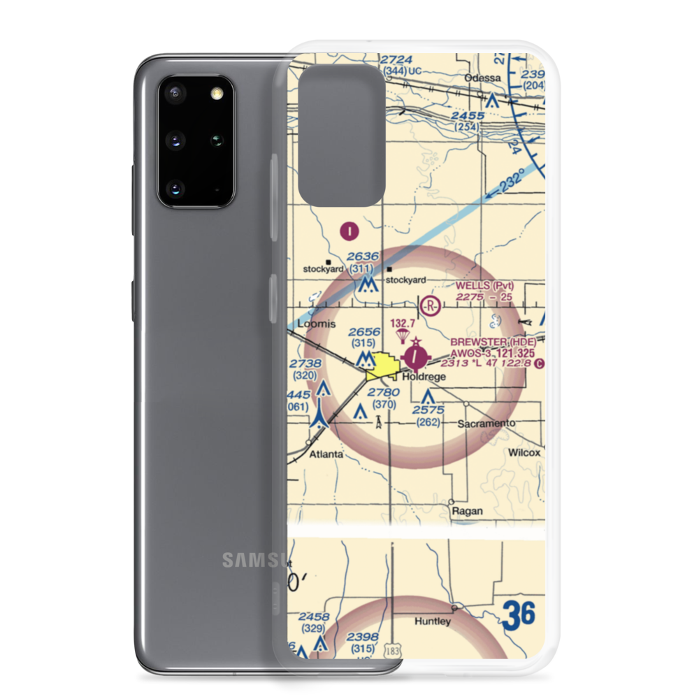 Brewster Field (HDE) VFR Sectional Samsung Case Samsung Galaxy S20 Plus model shown