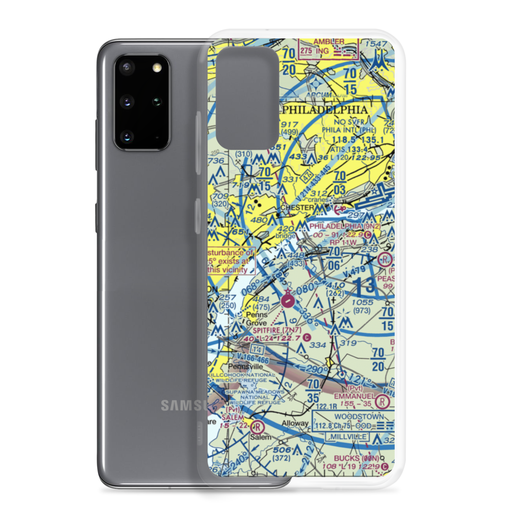 Bridgeport-Cahill Field (6NJ9) VFR Sectional Samsung Case Samsung Galaxy S20 Plus model shown