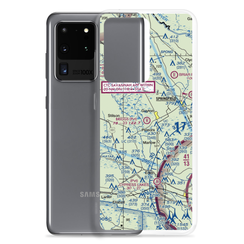 Briggs Field (GA43) VFR Sectional Samsung Case Samsung Galaxy S20 Ultra model shown