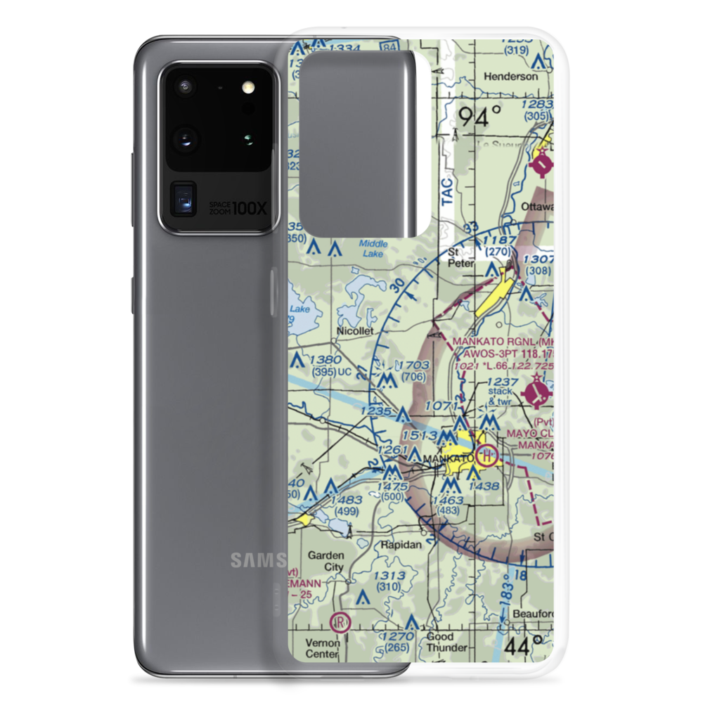 Brinkman Airport (0MN1) VFR Sectional Samsung Case Samsung Galaxy S20 Ultra model shown