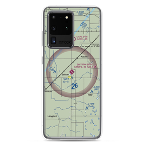 Britton Municipal Airport (BTN) VFR Sectional Samsung Case