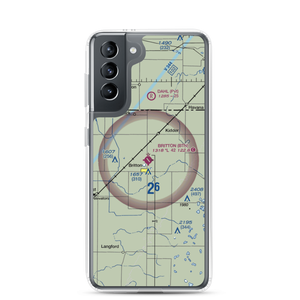 Britton Municipal Airport (BTN) VFR Sectional Samsung Case