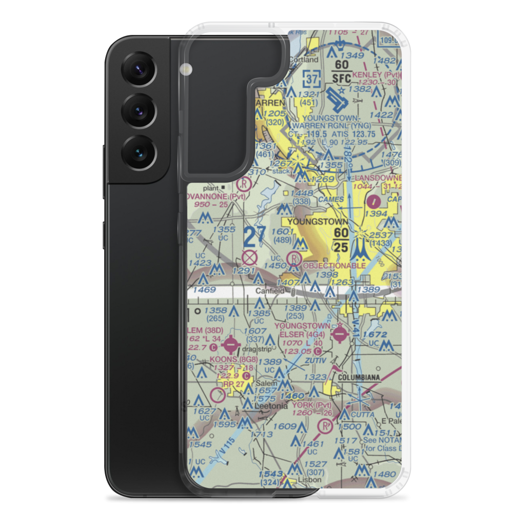 Brocker Field (4OI8) VFR Sectional Samsung Case Samsung Galaxy S22 Plus model shown