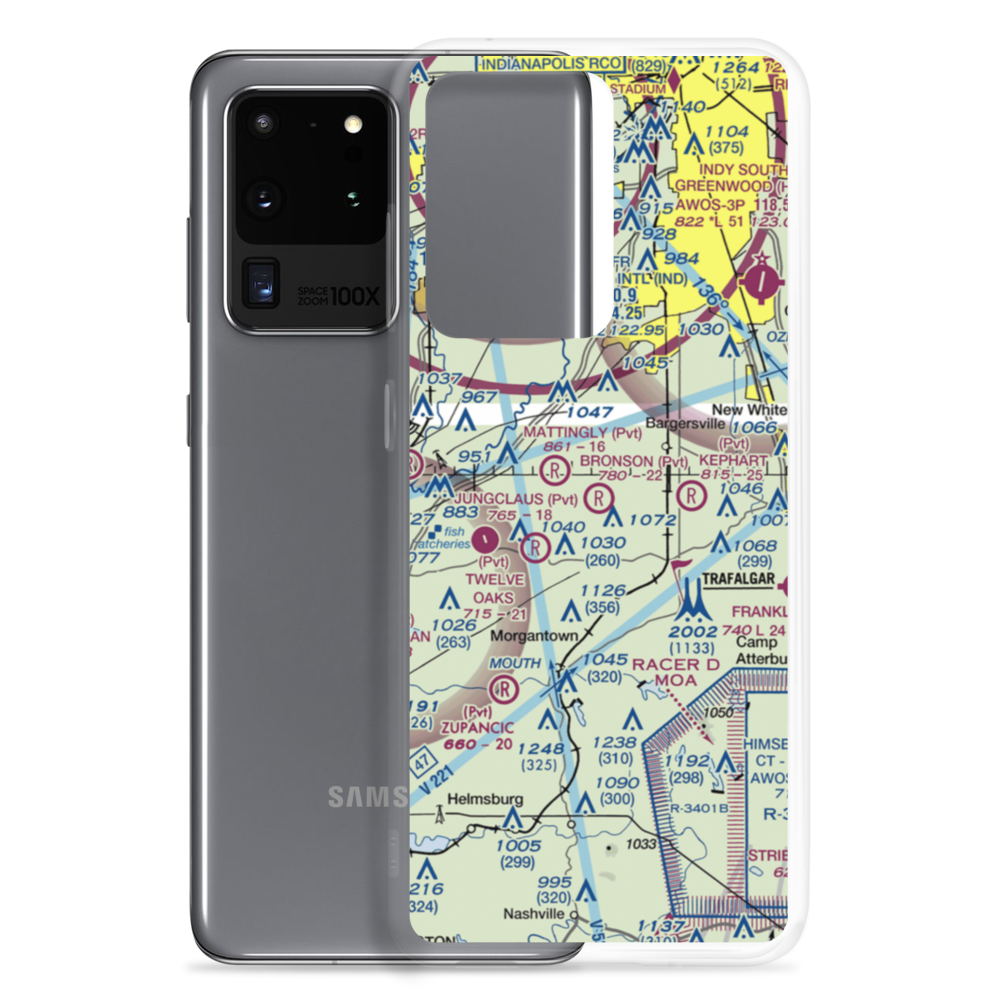 Bronson Airport (II93) VFR Sectional Samsung Case Samsung Galaxy S20 Ultra model shown