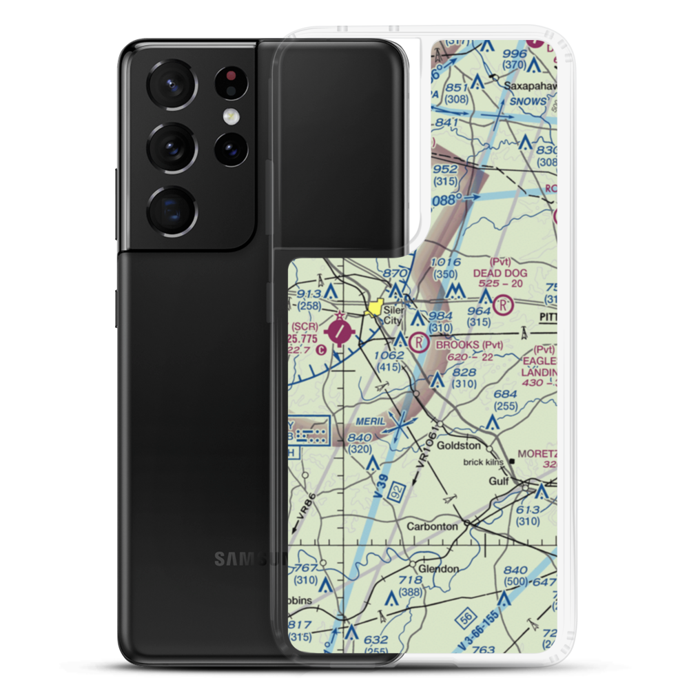 Brooks Field (8NC6) VFR Sectional Samsung Case Samsung Galaxy S21 Ultra model shown