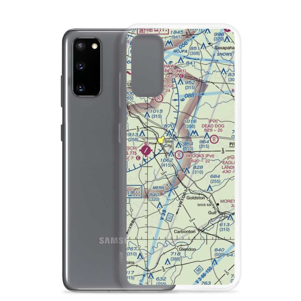 Brooks Field (8NC6) VFR Sectional Samsung Case Samsung Galaxy S20 model shown