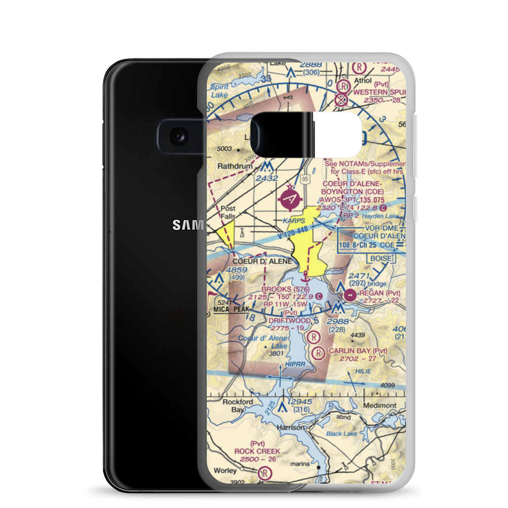 Brooks Seaplane Base (S76) VFR Sectional Samsung Case Samsung Galaxy S10e model shown