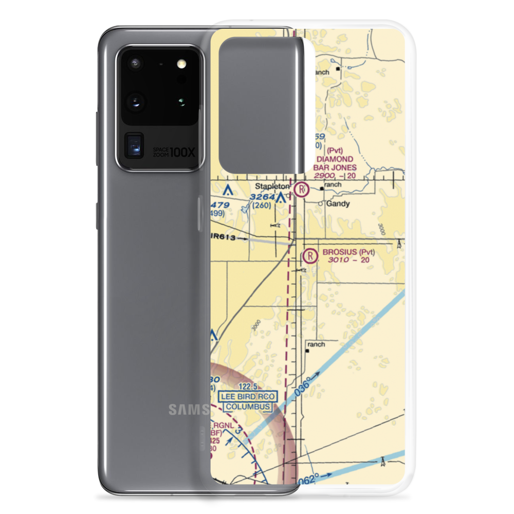 Brosius Field (9NE8) VFR Sectional Samsung Case Samsung Galaxy S20 Ultra model shown