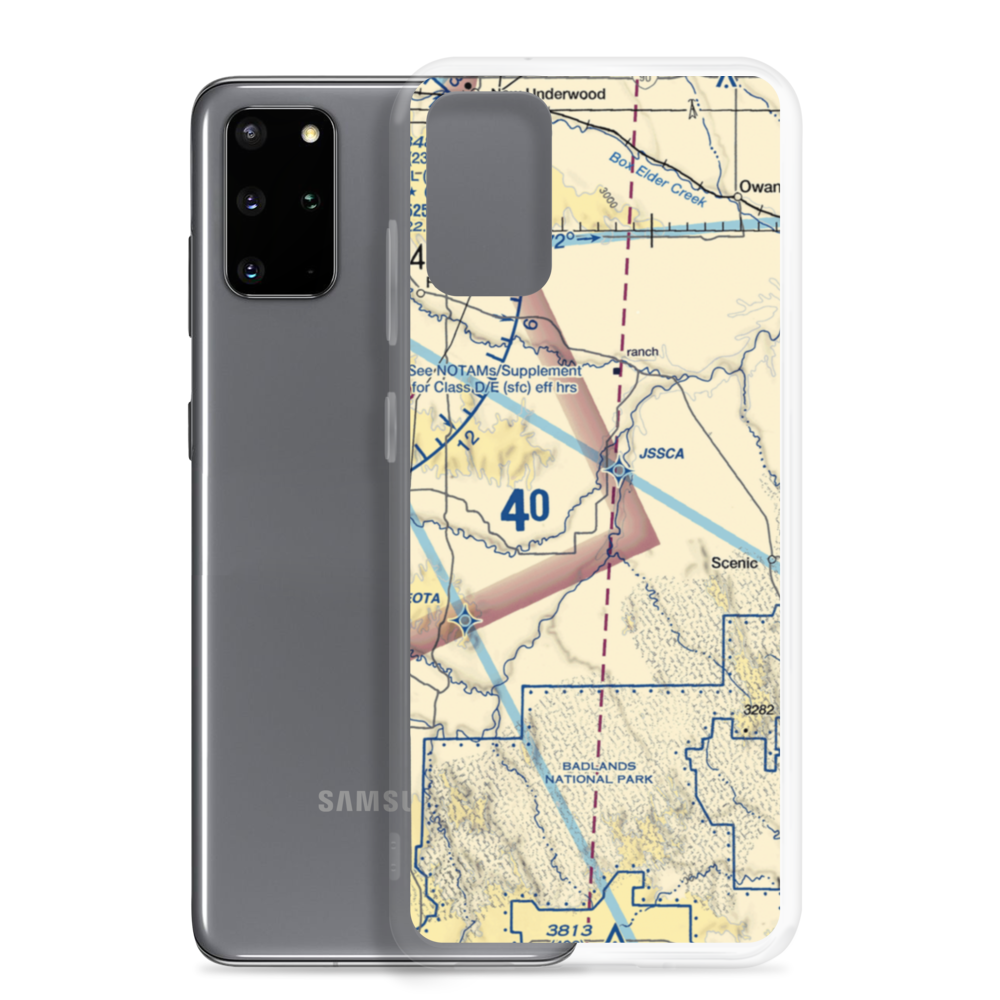Brown Field (3SD3) VFR Sectional Samsung Case Samsung Galaxy S20 Plus model shown