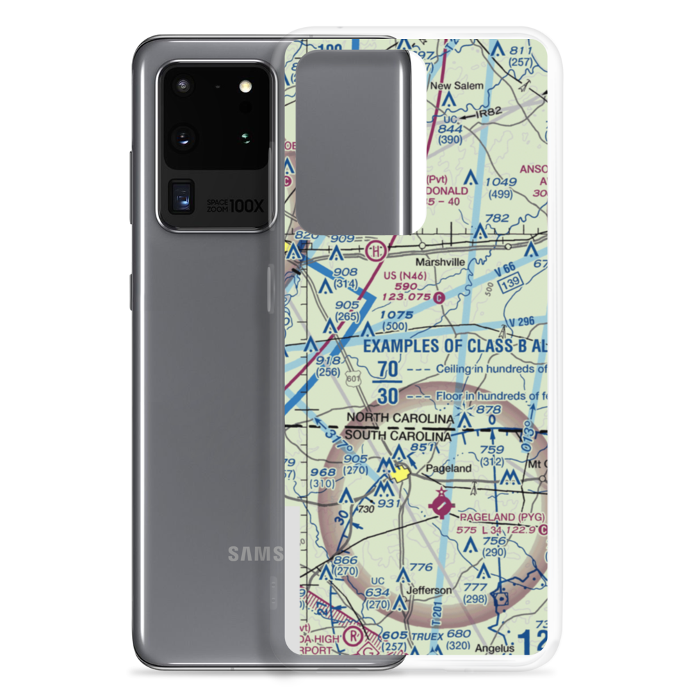 Brown Field (46NC) VFR Sectional Samsung Case Samsung Galaxy S20 Ultra model shown