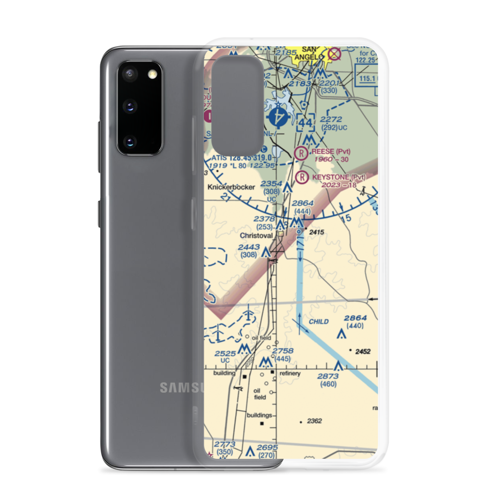 Brown Field (96TX) VFR Sectional Samsung Case Samsung Galaxy S20 model shown