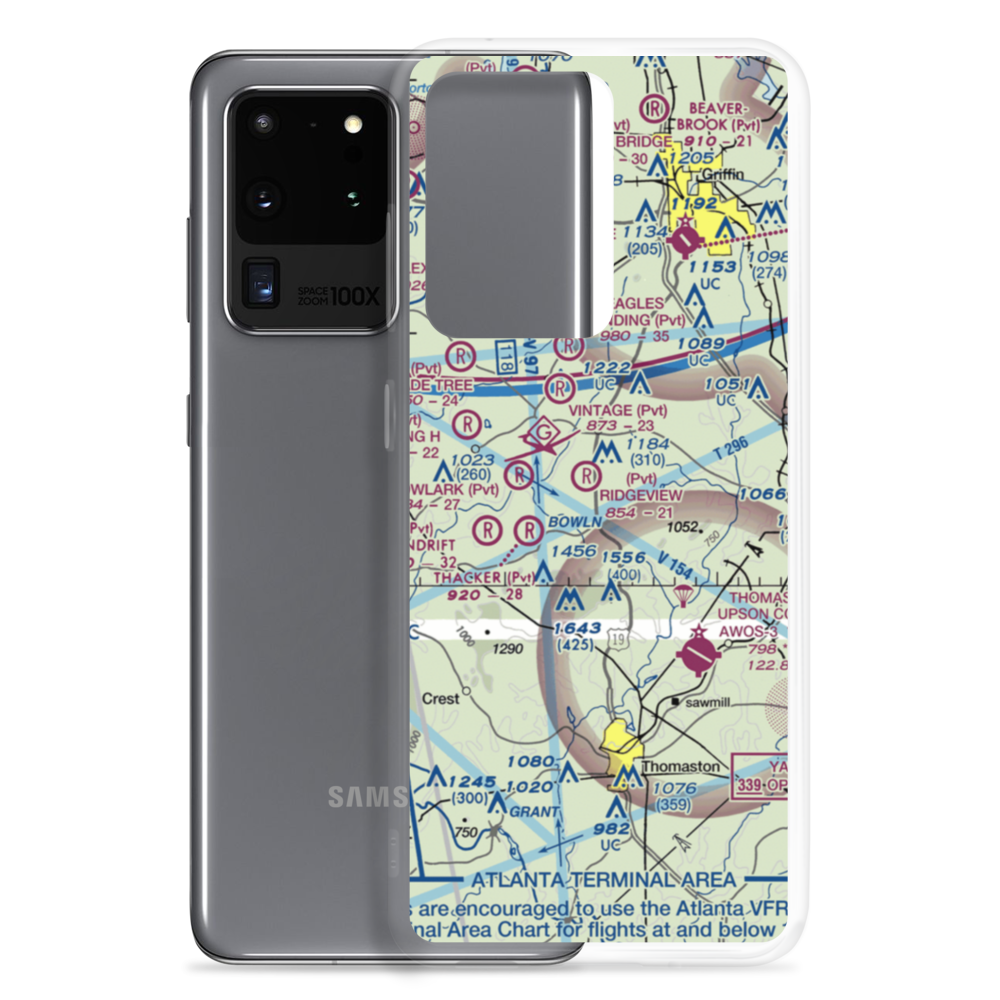 Brown Field (9GA0) VFR Sectional Samsung Case Samsung Galaxy S20 Ultra model shown