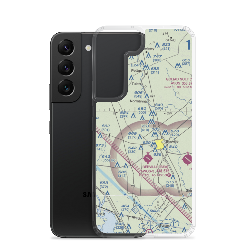 Brown Ranch Airport (57TX) VFR Sectional Samsung Case Samsung Galaxy S22 model shown