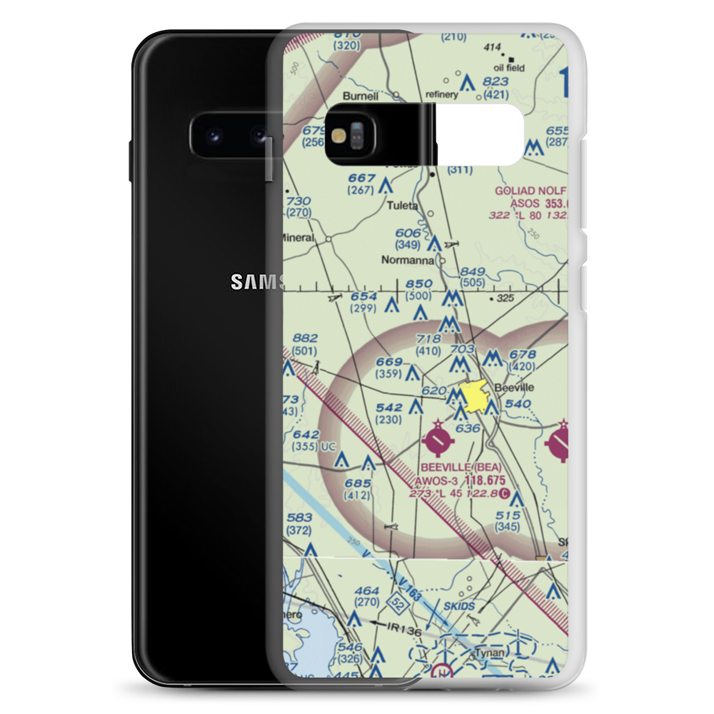 Brown Ranch Airport (57TX) VFR Sectional Samsung Case Samsung Galaxy S10+ model shown