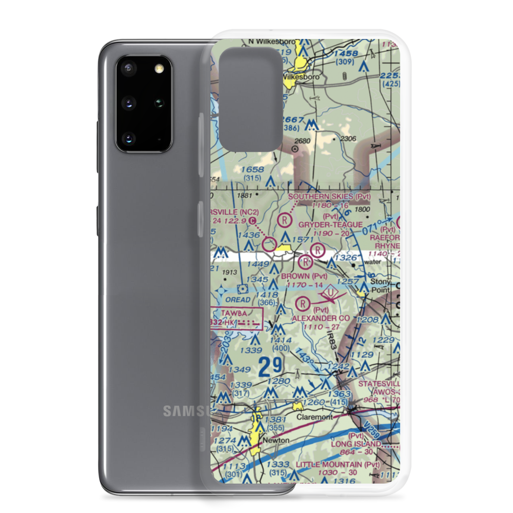 Brown STOLport (6NC4) VFR Sectional Samsung Case Samsung Galaxy S20 Plus model shown