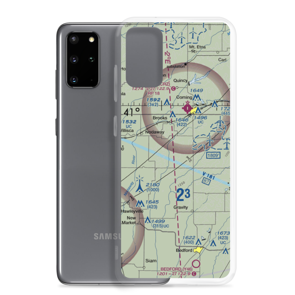 Brown Truck Sales Airport (1IA0) VFR Sectional Samsung Case Samsung Galaxy S20 Plus model shown