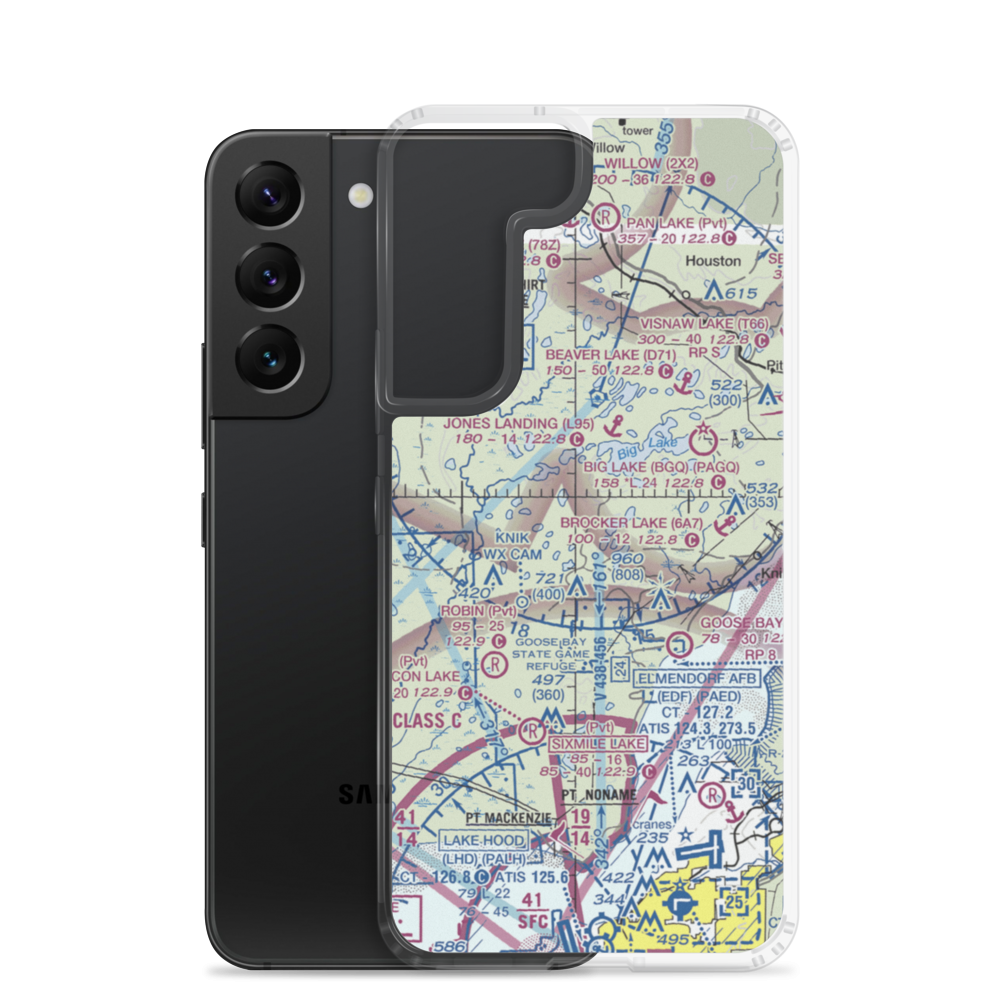 Brown's Homestead Airport (95AK) VFR Sectional Samsung Case Samsung Galaxy S22 model shown