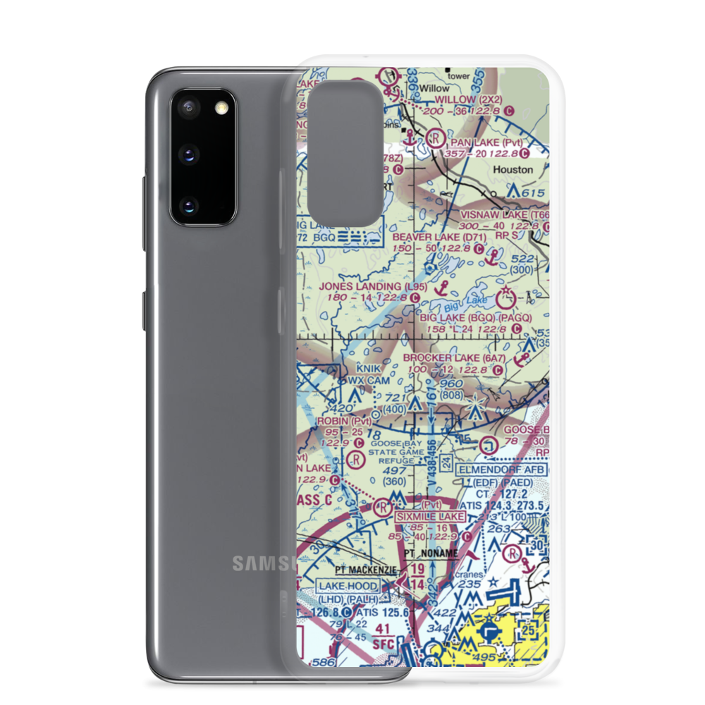 Brown's Homestead Airport (95AK) VFR Sectional Samsung Case Samsung Galaxy S20 model shown