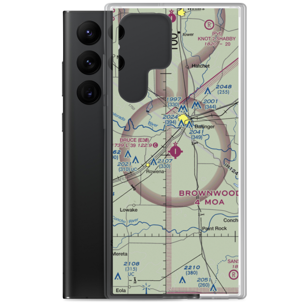 Bruce Field (E30) VFR Sectional Samsung Case Samsung Galaxy S22 Ultra model shown