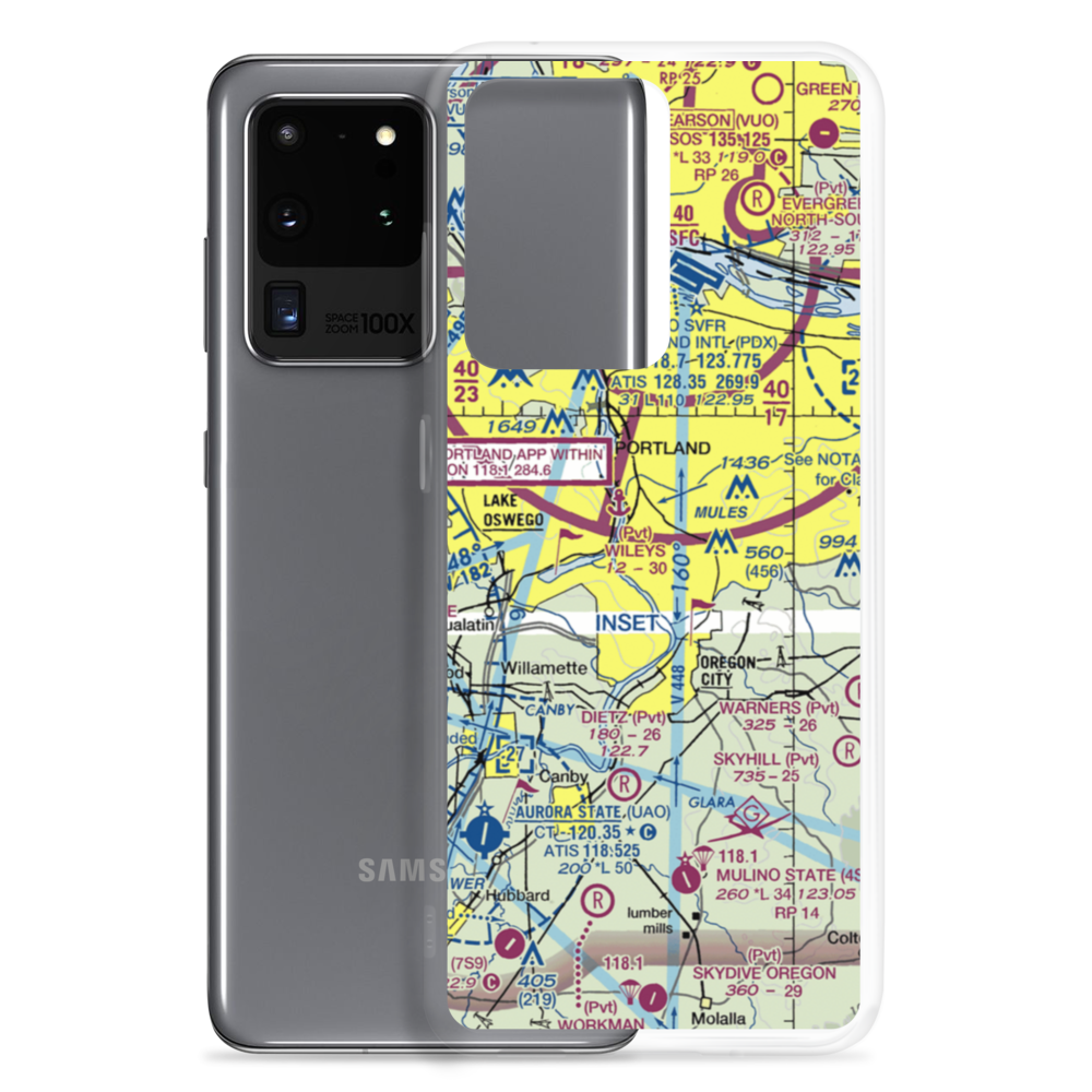 Bruce's Airport (07OR) VFR Sectional Samsung Case Samsung Galaxy S20 Ultra model shown