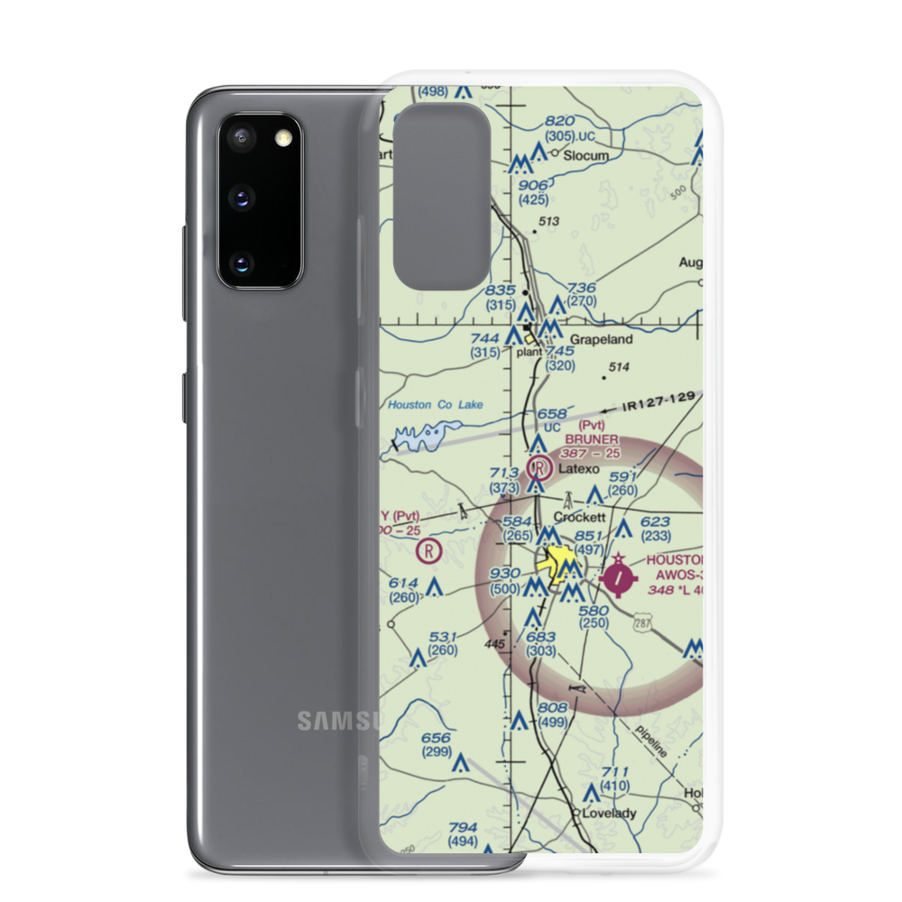 Bruner Airport (8TS3) VFR Sectional Samsung Case Samsung Galaxy S20 model shown