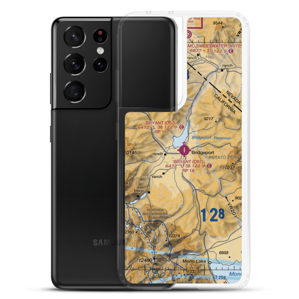 Bryant Field (O57) VFR Sectional Samsung Case Samsung Galaxy S21 Ultra model shown