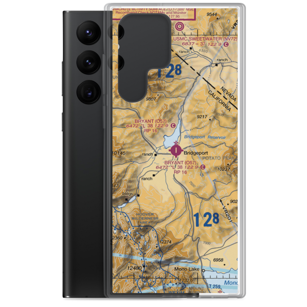 Bryant Field (O57) VFR Sectional Samsung Case Samsung Galaxy S22 Ultra model shown