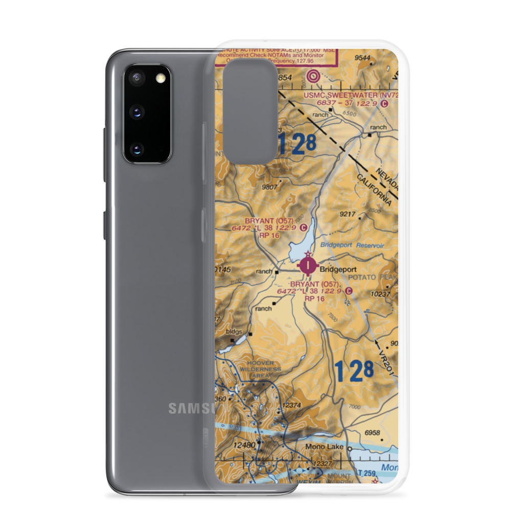 Bryant Field (O57) VFR Sectional Samsung Case Samsung Galaxy S20 model shown