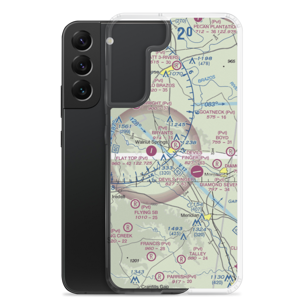 Bryant's Landing Airport (TS03) VFR Sectional Samsung Case Samsung Galaxy S22 Plus model shown