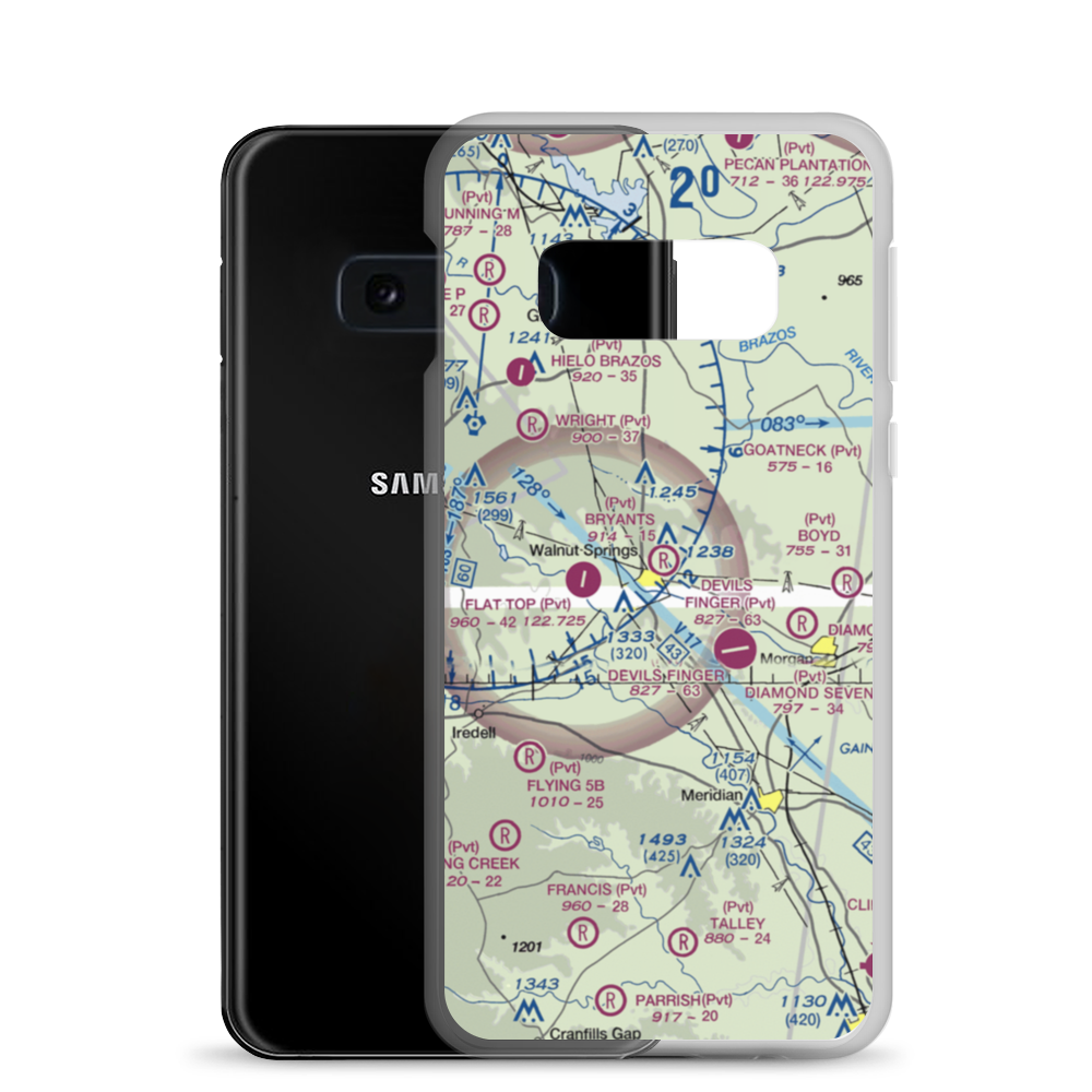 Bryant's Landing Airport (TS03) VFR Sectional Samsung Case Samsung Galaxy S10e model shown