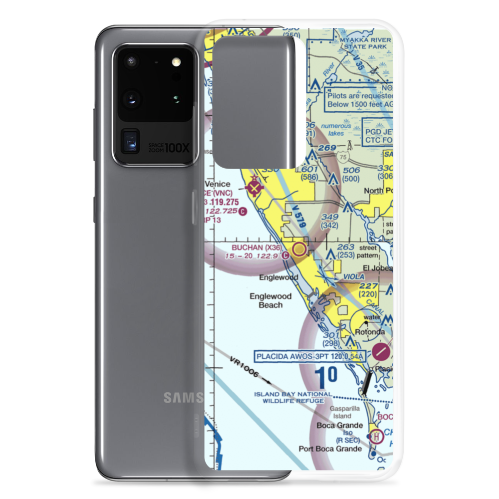 Buchan Airport (X36) VFR Sectional Samsung Case Samsung Galaxy S20 Ultra model shown