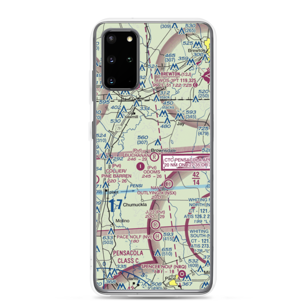 Buchanan Airport (56FL) VFR Sectional Samsung Case Samsung Galaxy S20 Plus model shown
