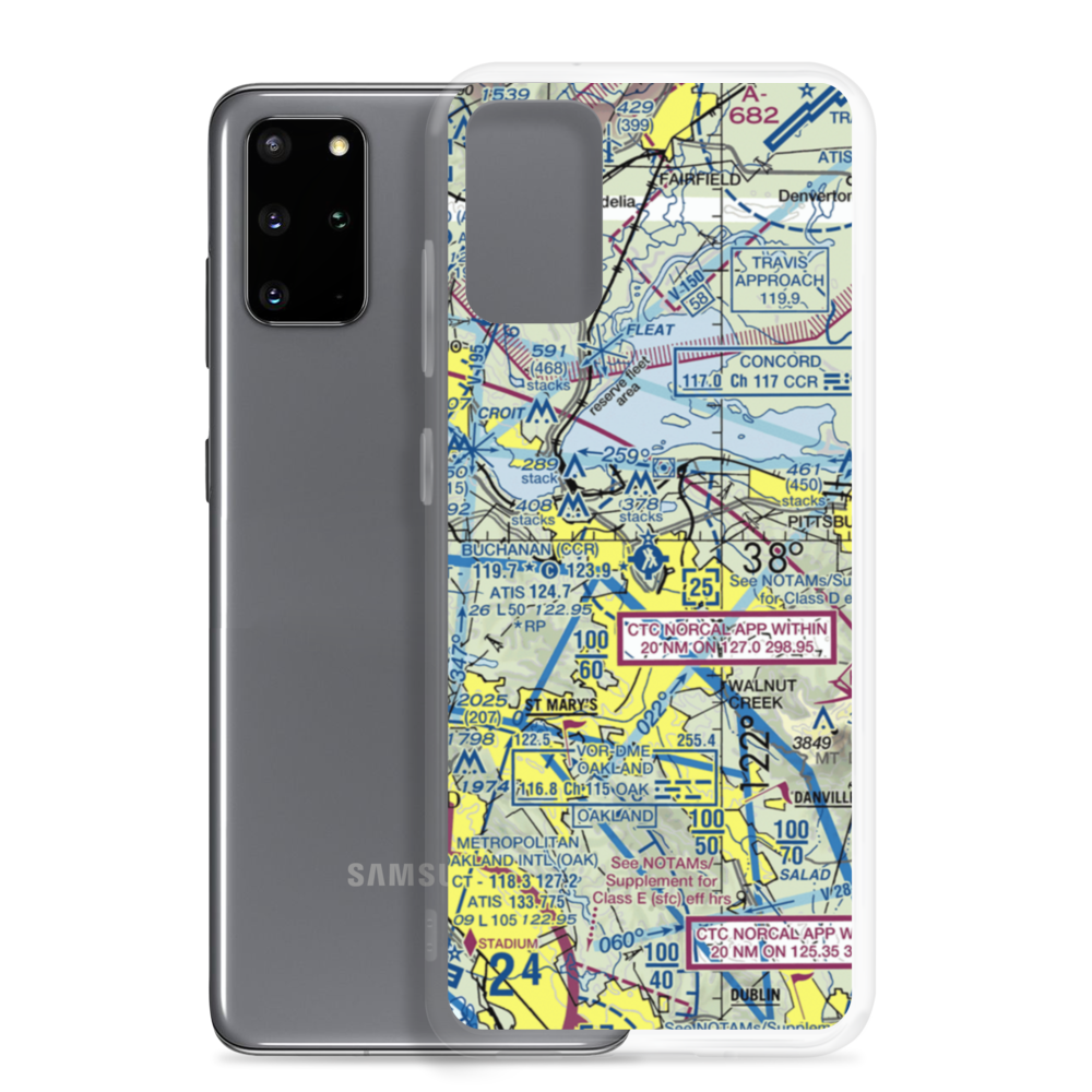 Buchanan Field (CCR) VFR Sectional Samsung Case Samsung Galaxy S20 Plus model shown