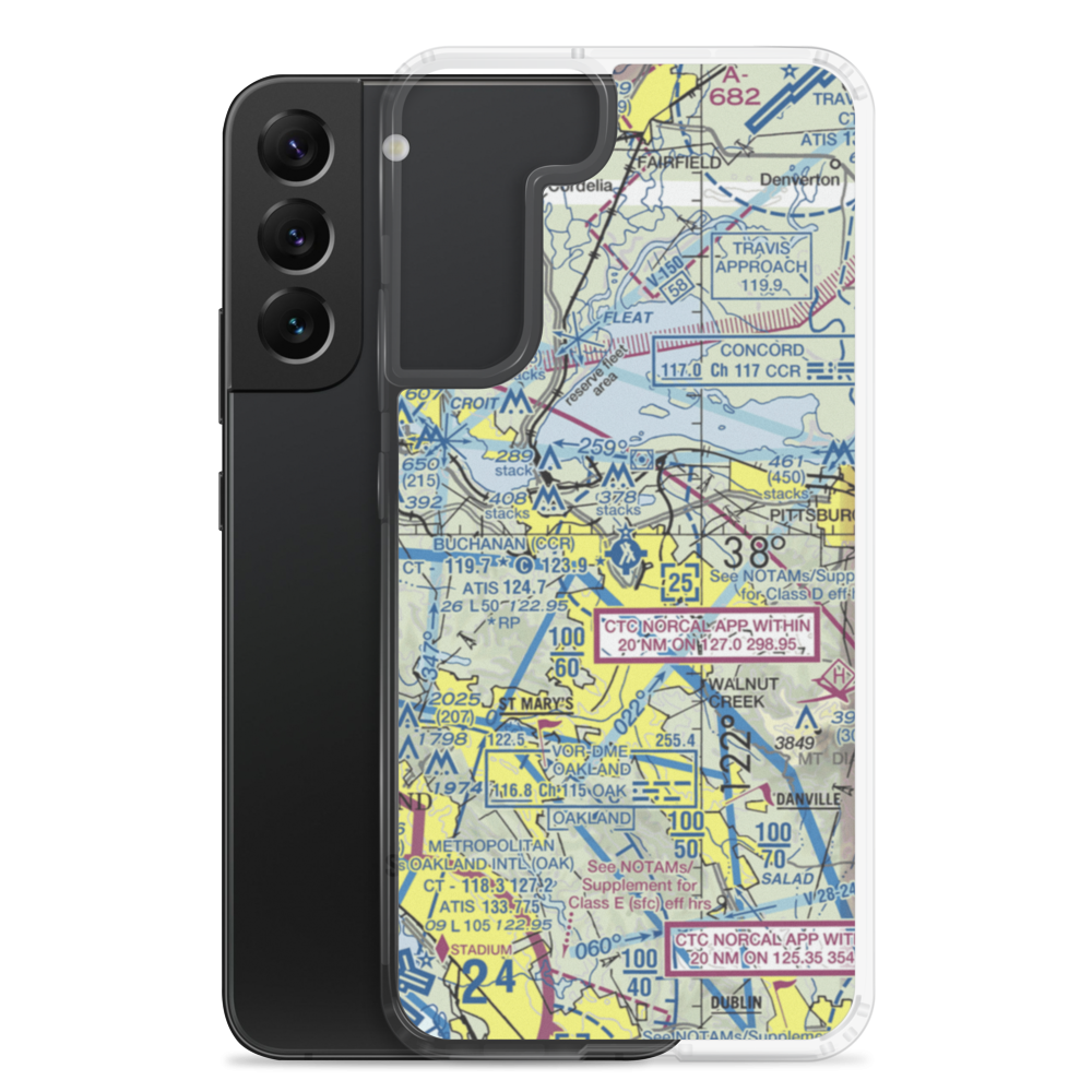 Buchanan Field (CCR) VFR Sectional Samsung Case Samsung Galaxy S22 Plus model shown
