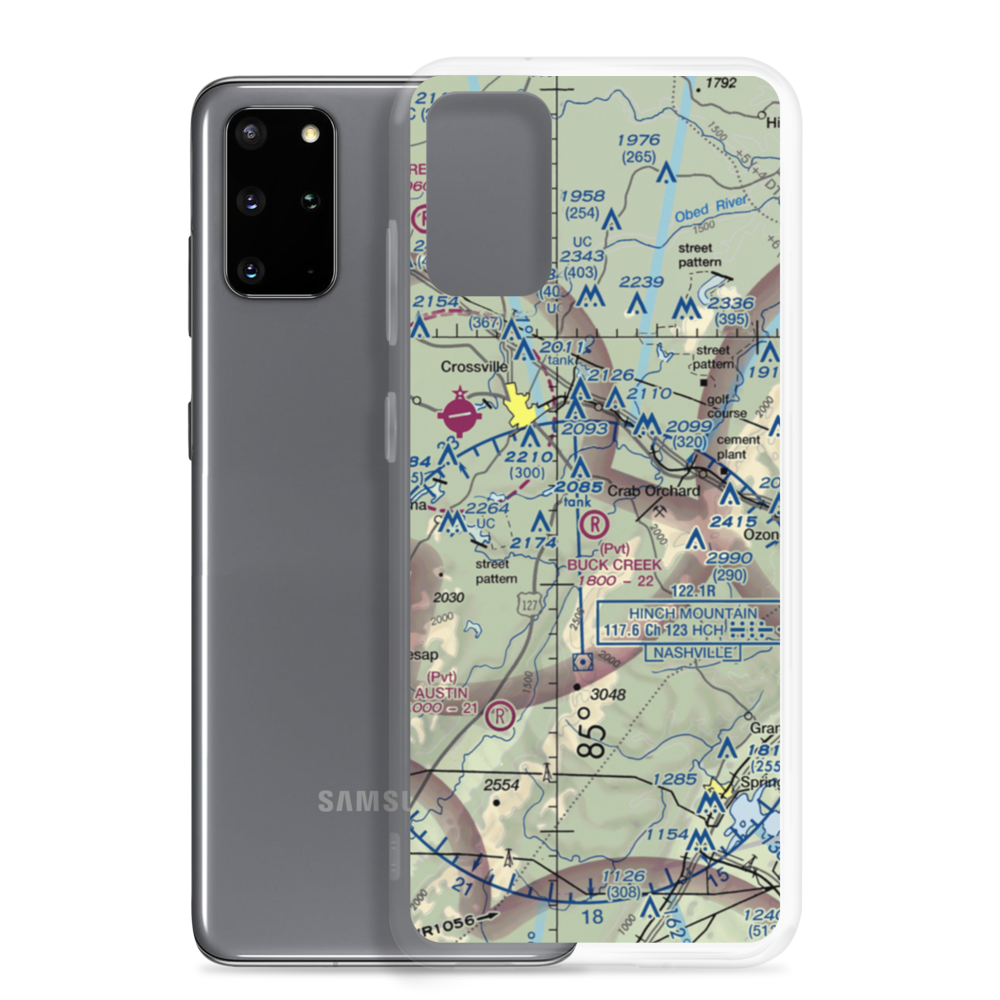 Buck Creek Ranch Airport (4TN2) VFR Sectional Samsung Case Samsung Galaxy S20 Plus model shown