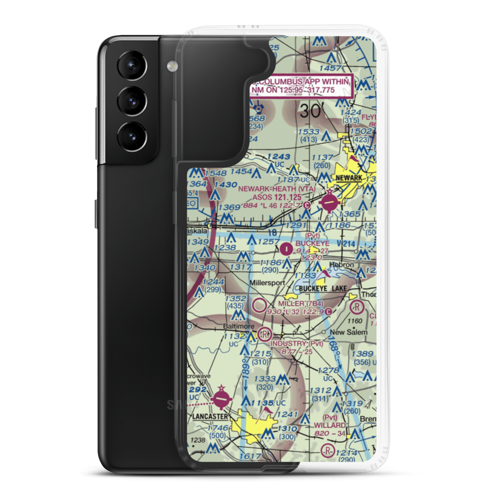 Buckeye Executive Airport (9OA5) VFR Sectional Samsung Case Samsung Galaxy S21 Plus model shown
