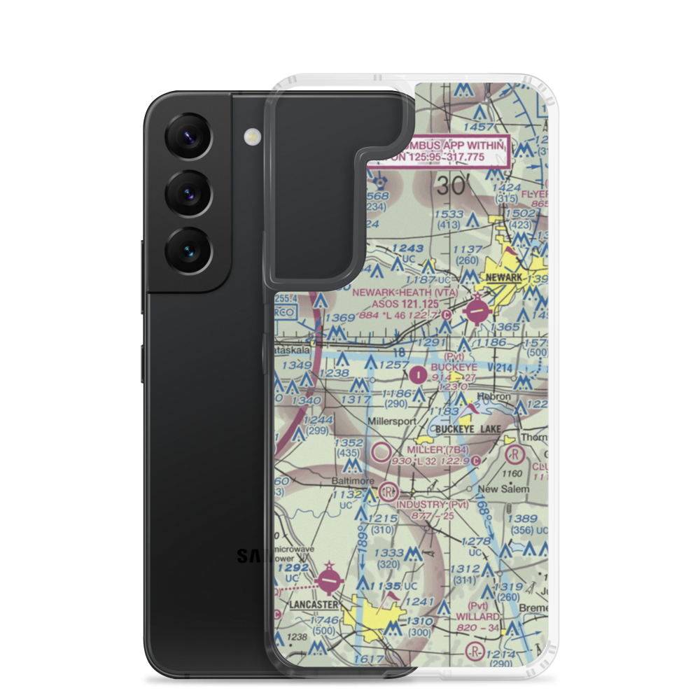 Buckeye Executive Airport (9OA5) VFR Sectional Samsung Case Samsung Galaxy S22 model shown