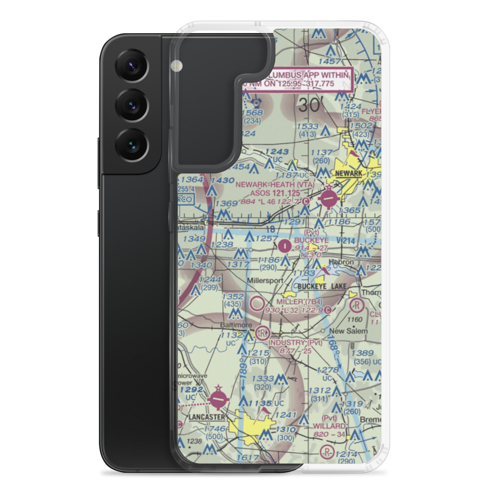 Buckeye Executive Airport (9OA5) VFR Sectional Samsung Case Samsung Galaxy S22 Plus model shown