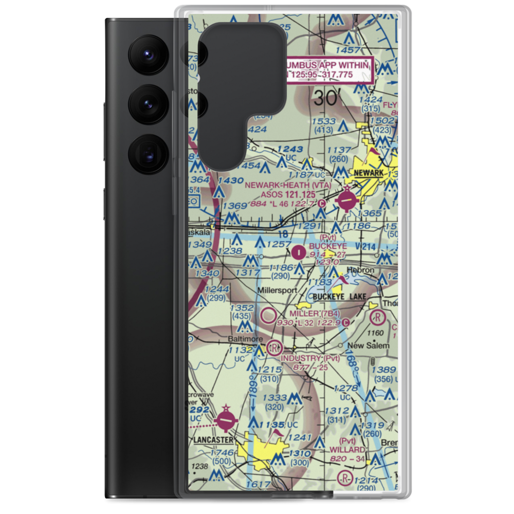 Buckeye Executive Airport (9OA5) VFR Sectional Samsung Case Samsung Galaxy S22 Ultra model shown
