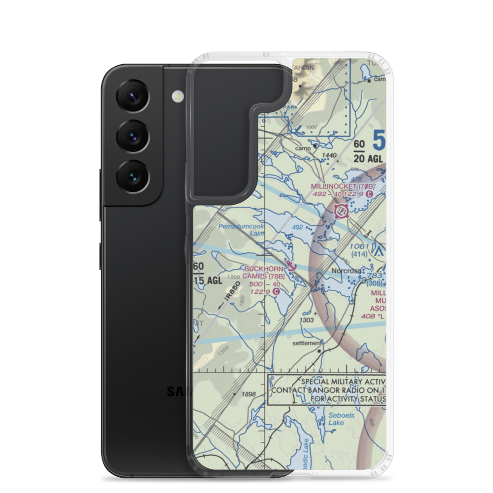 Buckhorn Camps Seaplane Base (78B) VFR Sectional Samsung Case Samsung Galaxy S22 model shown