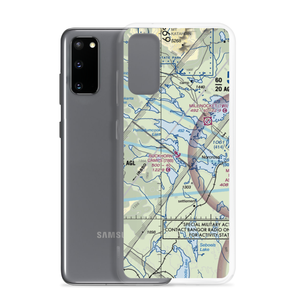 Buckhorn Camps Seaplane Base (78B) VFR Sectional Samsung Case Samsung Galaxy S20 model shown