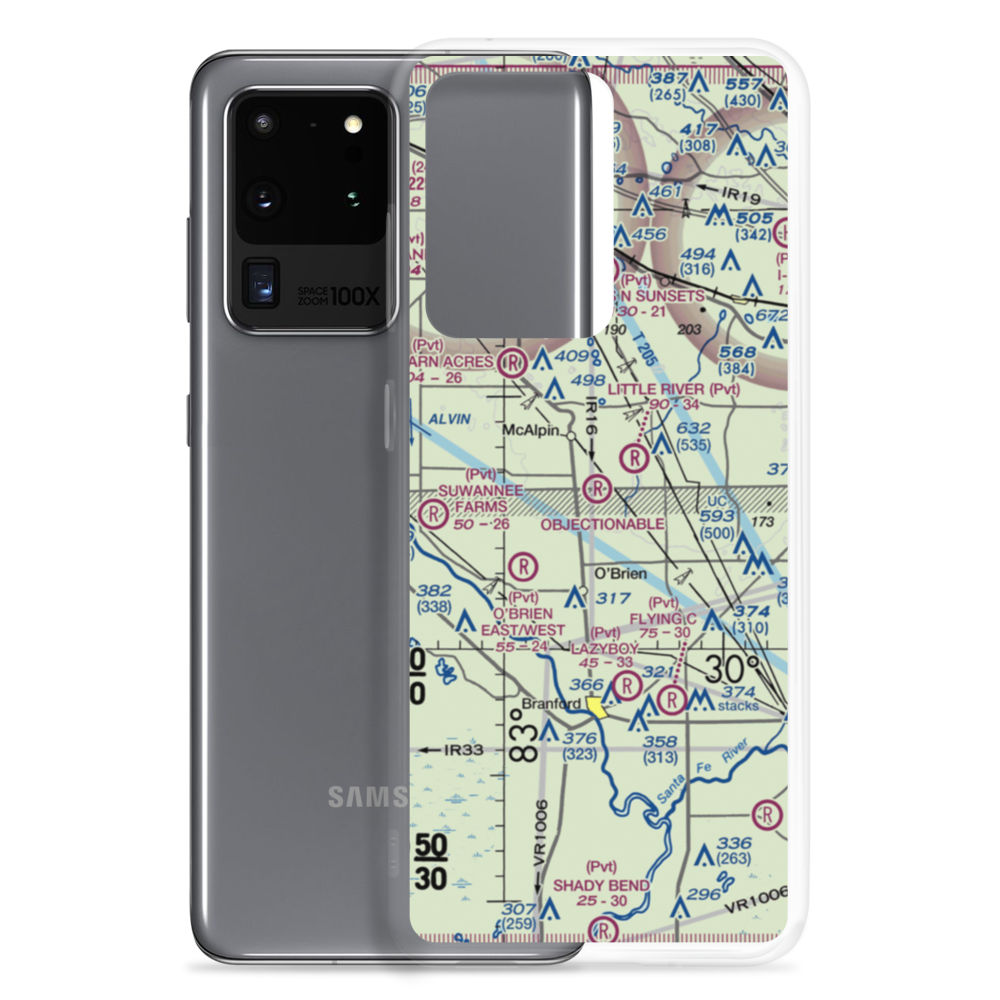 Buckner Airport (8FD1) VFR Sectional Samsung Case Samsung Galaxy S20 Ultra model shown