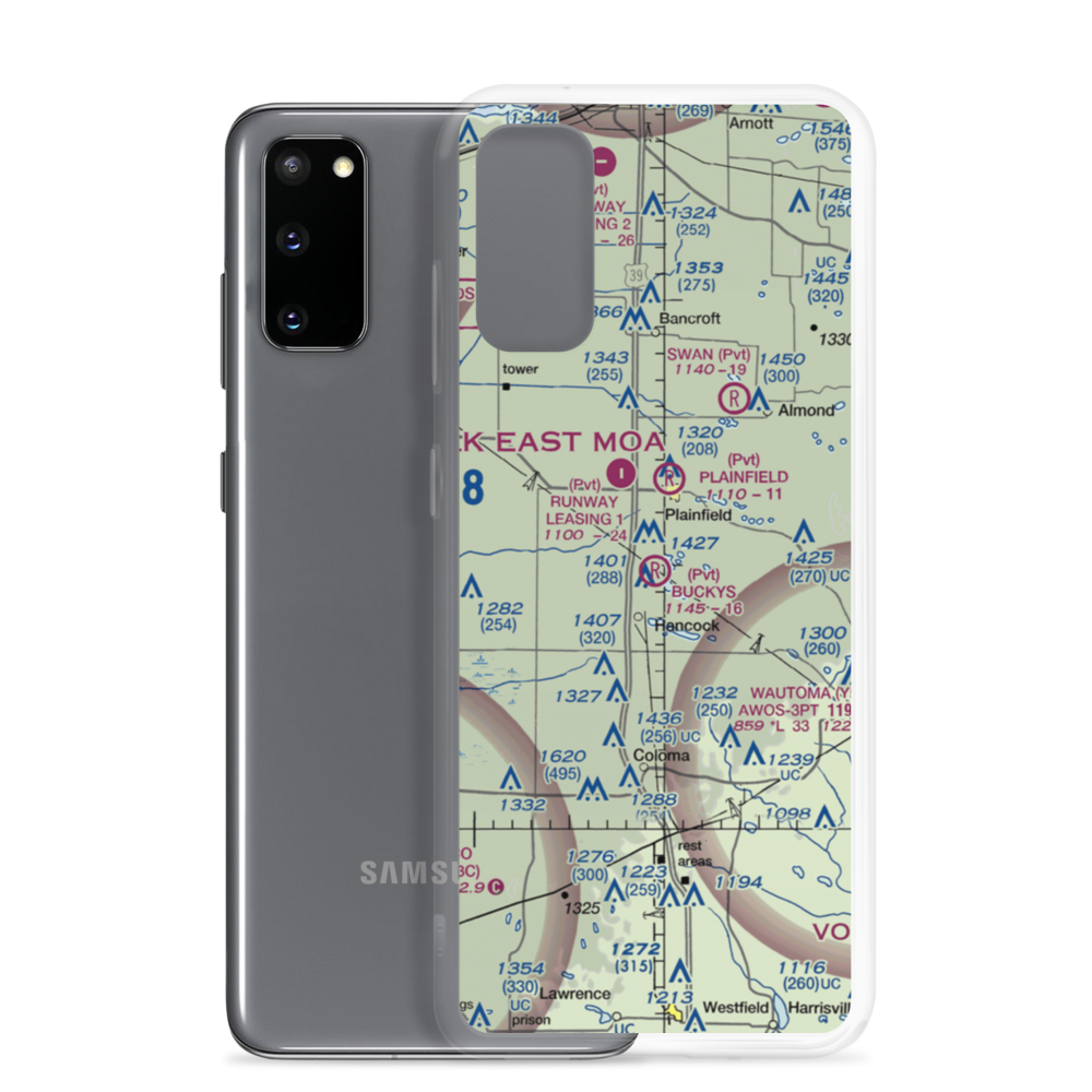 Bucky's Airpark (WN09) VFR Sectional Samsung Case Samsung Galaxy S20 model shown