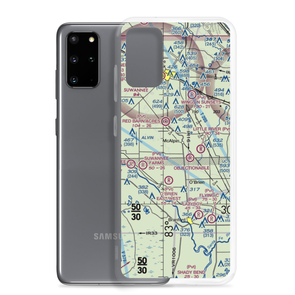 Buddys Ag Service Airport (9FD9) VFR Sectional Samsung Case Samsung Galaxy S20 Plus model shown