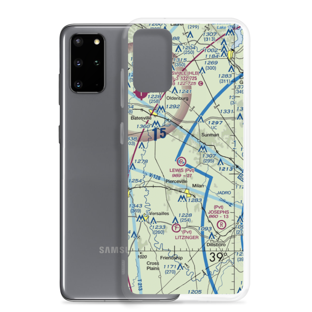 Buell Airport (II03) VFR Sectional Samsung Case Samsung Galaxy S20 Plus model shown