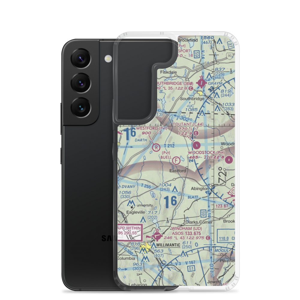Buell Farm Ultralightport (5CT6) VFR Sectional Samsung Case Samsung Galaxy S22 model shown